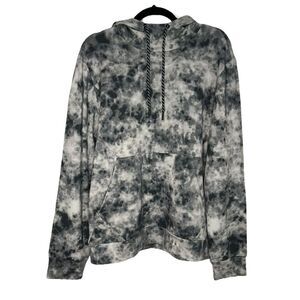 FLX Men’s Medium Synergy Hoodie Sweatshirt Charcoal Grey Fleece NEW